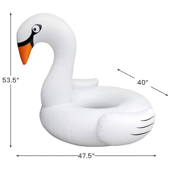 Greenco Giant Inflatable Swan Pool Float Lounger Giant Swan Pool Float sold Swan