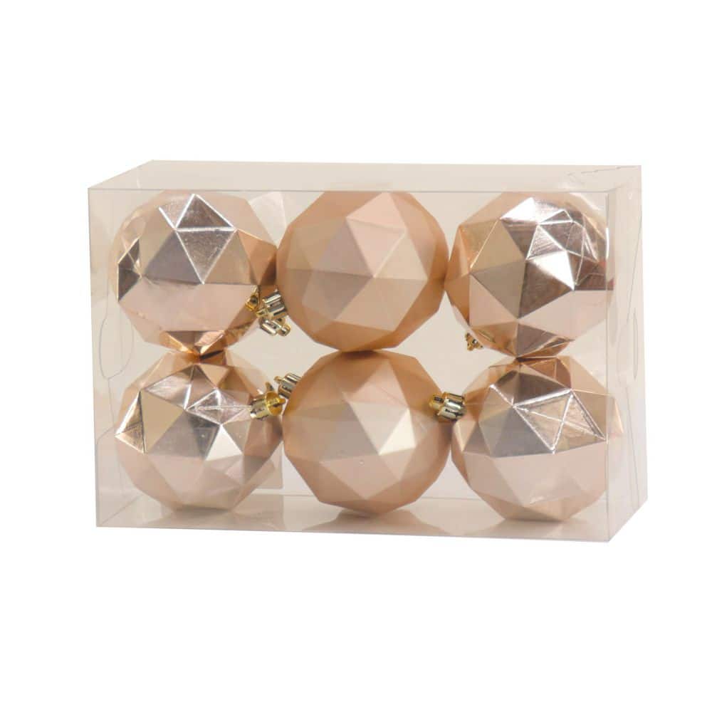 6-Piece Shatterproof Geometric Silver Ornaments price history on PriceWatchPro