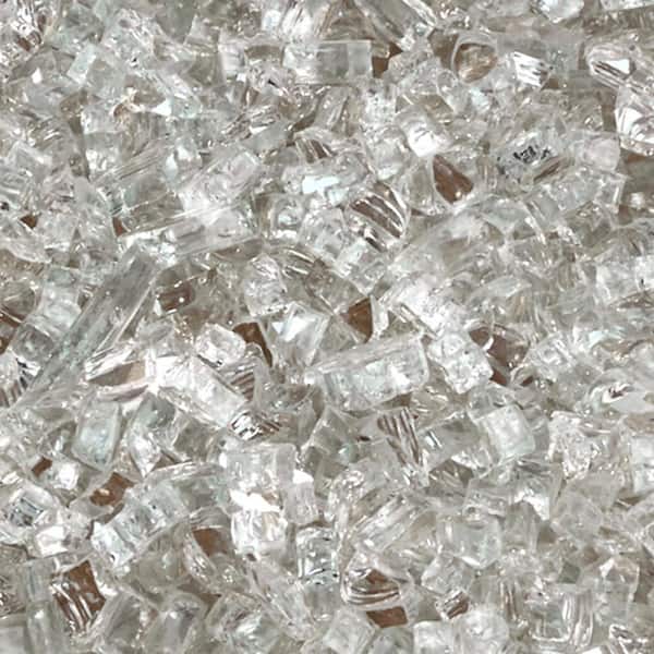 Duluth Forge 1/4 in. 10 lbs. Premium Reflective Clear Fire Glass Bag