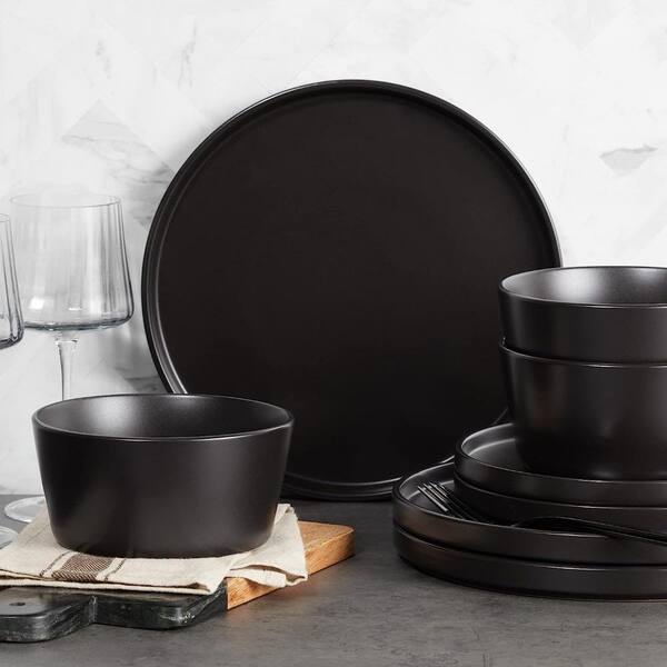 Aoibox 16-Piece Stoneware Round Dinnerware Set, Service for 4