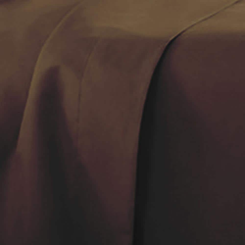 California King Chocolate Microfiber 4-Piece Sheet Set