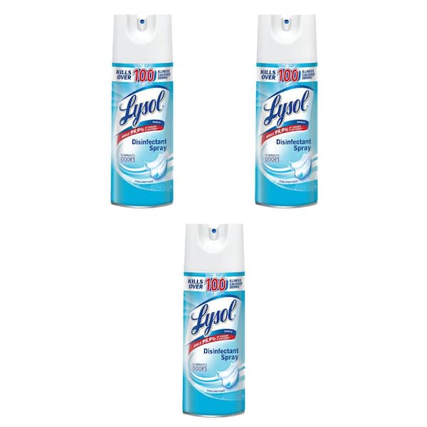 Lysol 12.5 oz. Crisp Linen Disinfectant Spray (3-Pack)