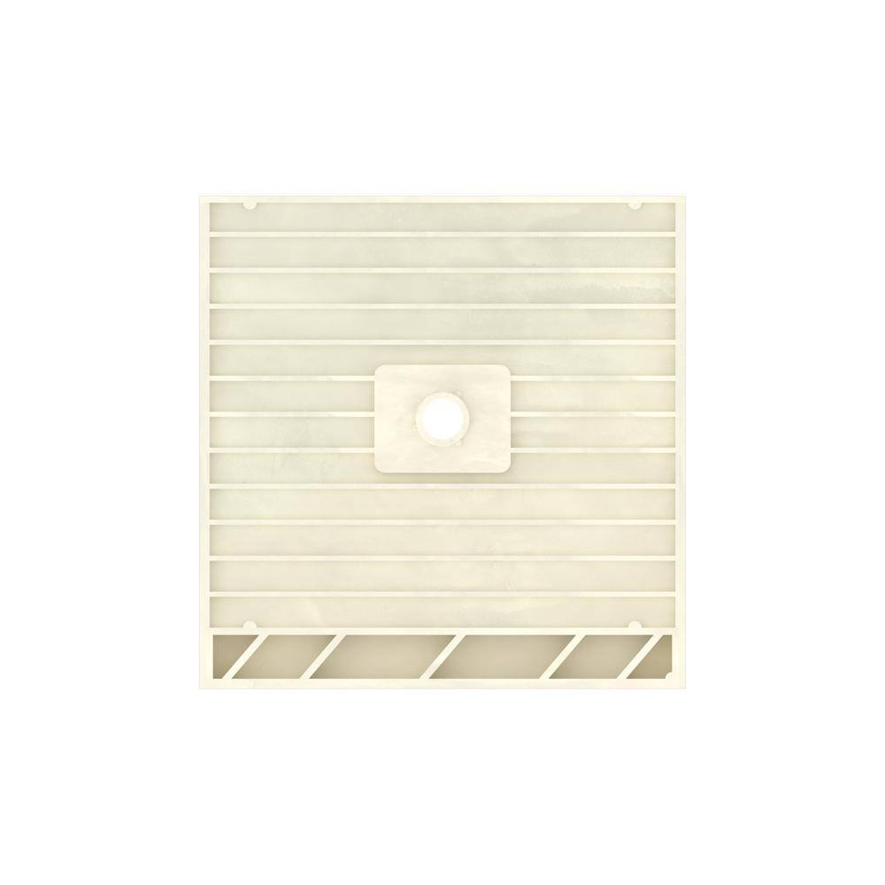 Tile Redi 36" x 36" Square Double Curb Shower Base with Center Drain