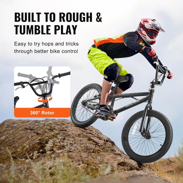 VEVOR BMX Bike, 18 in. Wheel Freestyle Bike, BMX Race Bike