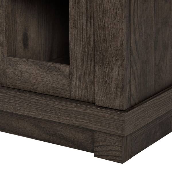 Home Decorators Collection Caufield 54 in. Freestanding Electric Fireplace TV  Stand in Honey Ash HDFP54-50AE - The Home Depot