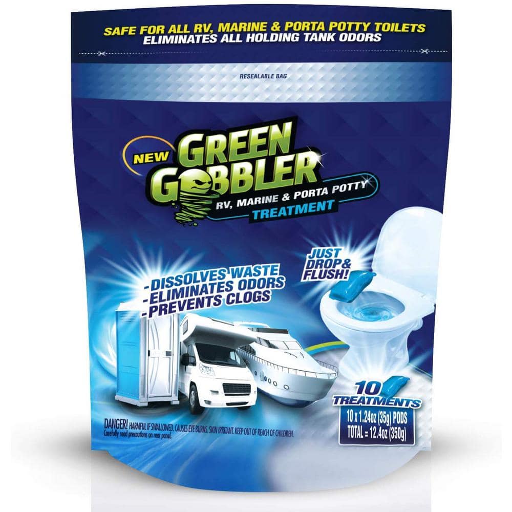 Green Gobbler 31 oz. Drain and Toilet Clog Dissolver with Septic Tank  Treatment Pods G0015 - The Home Depot