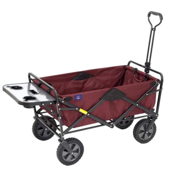 Mac Sports Collapsible Folding Outdoor Garden Utility Wagon with 