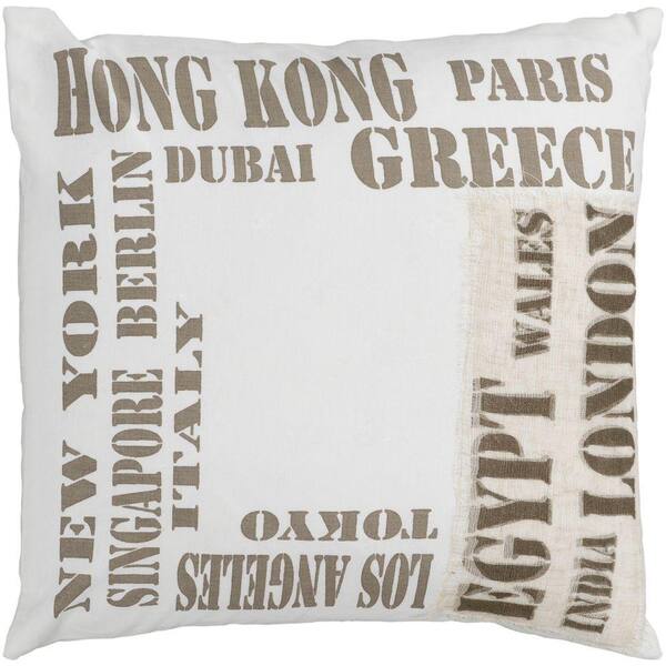 Artistic Weavers Cities2 22 in. x 22 in. Decorative Pillow