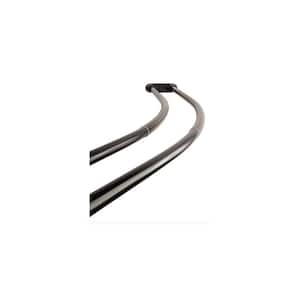 Double 72 in. Adjustable Curved Shower Rod in Oil-Rubbed Bronze