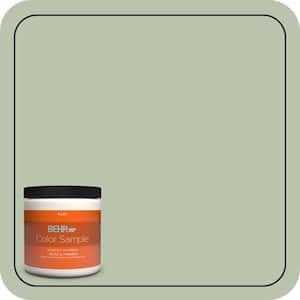 8 oz. #PPU11-10 Whitewater Bay Flat Interior/Exterior Paint & Primer Color Sample