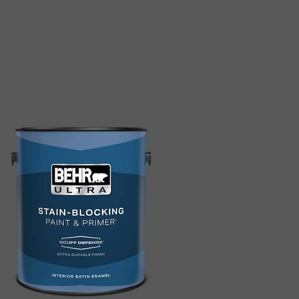 BEHR ULTRA 1 gal. #PPU24-22 Shadow Mountain Extra Durable Satin Enamel Interior Paint & Primer