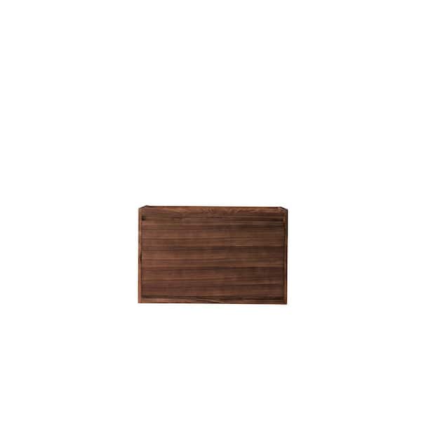 Mantova 31.5 in. W x 18.1 in. D x 20.0 in. H Single Bath Vanity Cabinet Without Top in Mid-Century Walnut