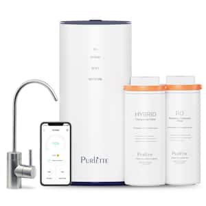 Smart Tech 5-Stage Tankless Reverse Osmosis System Under Sink RO Water Filtration Instant Filter Water for Home Office