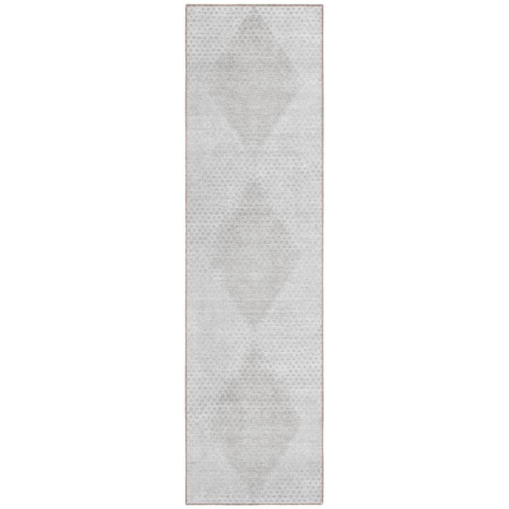 Ivory 2 ft. x 8 ft. Woven Geometric Runner Indoor/Outdoor Area Rug price history on PriceWatchPro