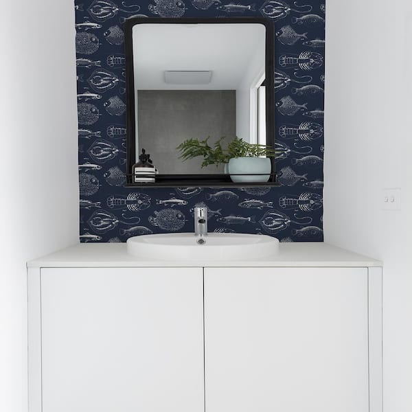 Transform Under The Sea Blue Peel and Stick Wallpaper