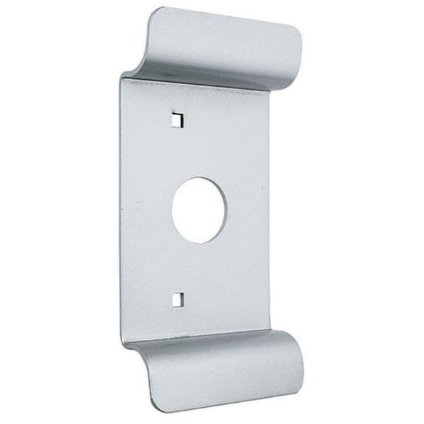 Global Door Controls Aluminum Pull with Cylinder Hole Exit Device Trim
