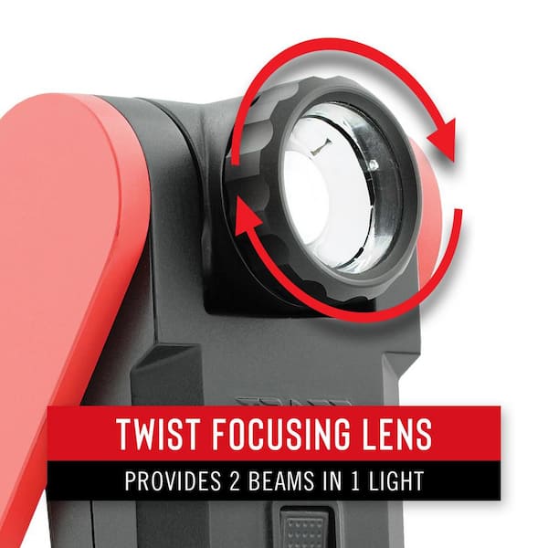 COAST WLR1-Y 1290 Lumen Rechargeable Focusing LED Work Light