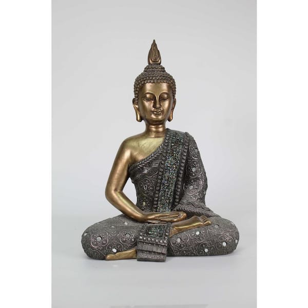 Zaer Ltd. International 15.75 in. Tall in Gold and Silver