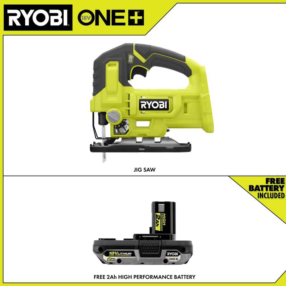 ONE+ 18V Cordless Jigsaw with ONE+ 18V Cordless 4 in. Clamp Fan (Tools Only) price history on PriceWatchPro