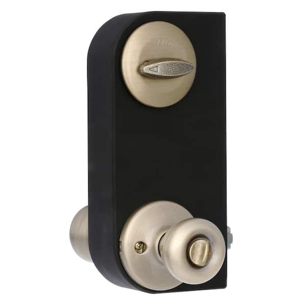 Round Deadbolt Polished Stainless Steel - Lane Hardware