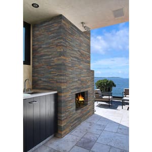 Salvador Multi 6 in. x 6 in. Textured Quartz Natural Slate Wall Tile (6 sq. ft./Case)