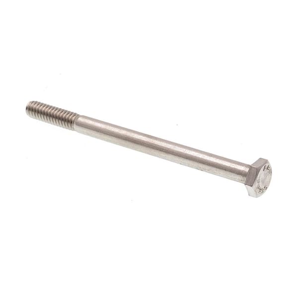 Prime-Line 1/4 in.-20 x 3-1/2 in. Grade 304 Stainless Steel Hex Bolts (25-Pack)