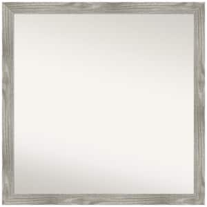 Dove Greywash Square 28.5 in. W x 28.5 in. H Non-Beveled Bathroom Wall Mirror in Gray