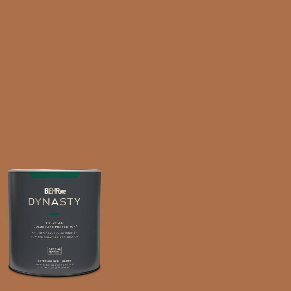 BEHR DYNASTY 1 qt. 260D7 Copper Mountain SemiGloss Enamel Exterior