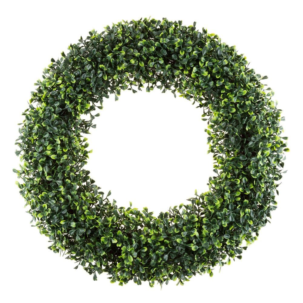Pure Garden 19.5 in. Artificial Boxwood Wreath HW1500102