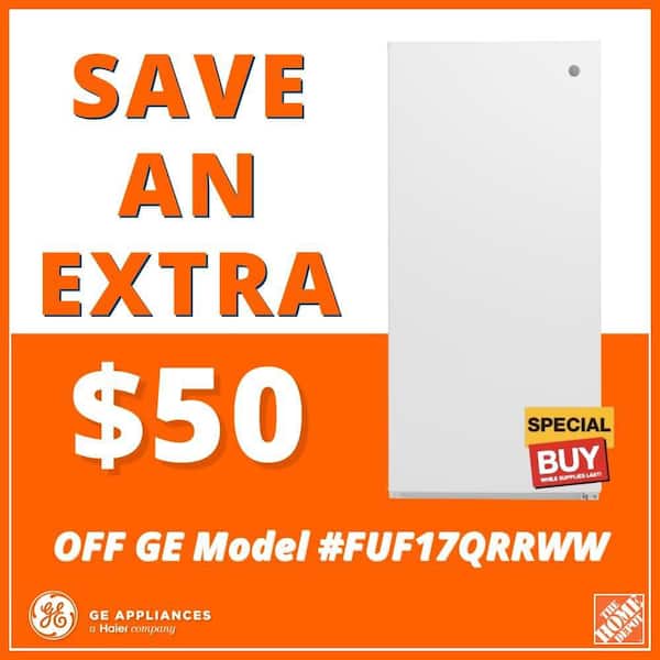 Garage Ready 17.3 cu. ft. Frost Free Defrost Upright Freezer in White