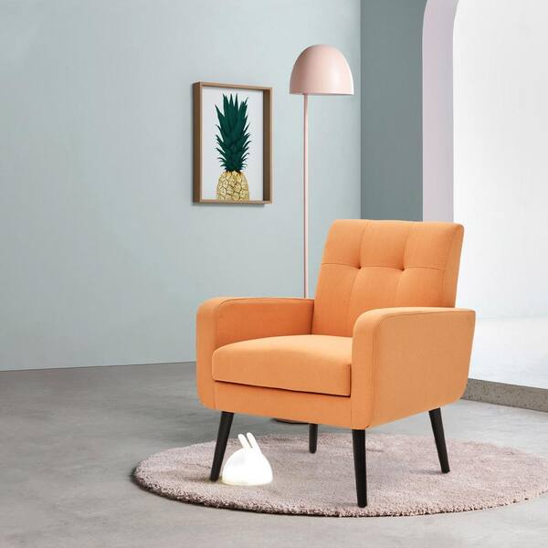 made orange chair