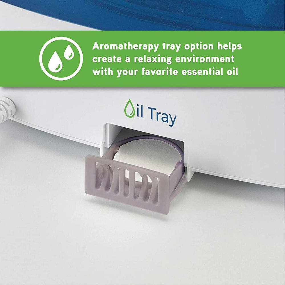 Pure Guardian Blue and White Ultrasonic Cool and Warm Mist Humidifier