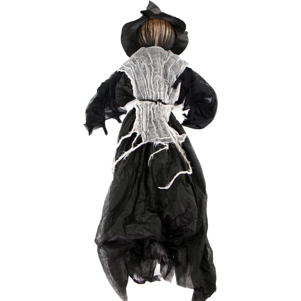 42-Inch Black and White Pre-Lit Animated Witch Trio Lawn Decor