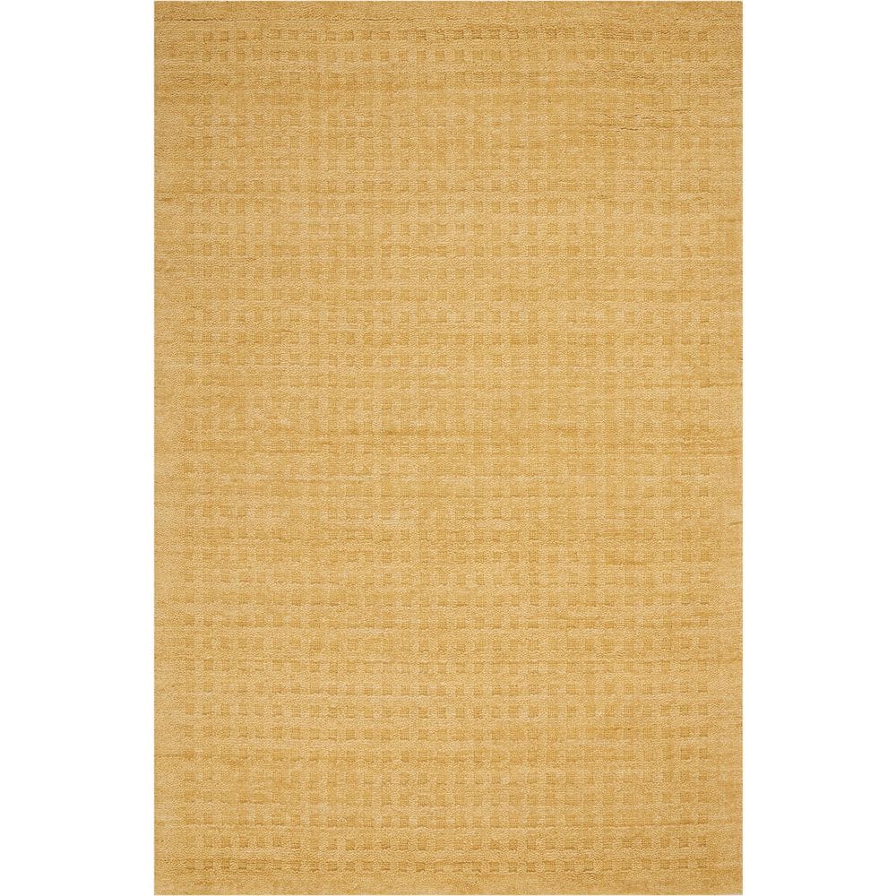 Perris Gold 5 ft. x 8 ft. Solid Contemporary Area Rug price history on PriceWatchPro