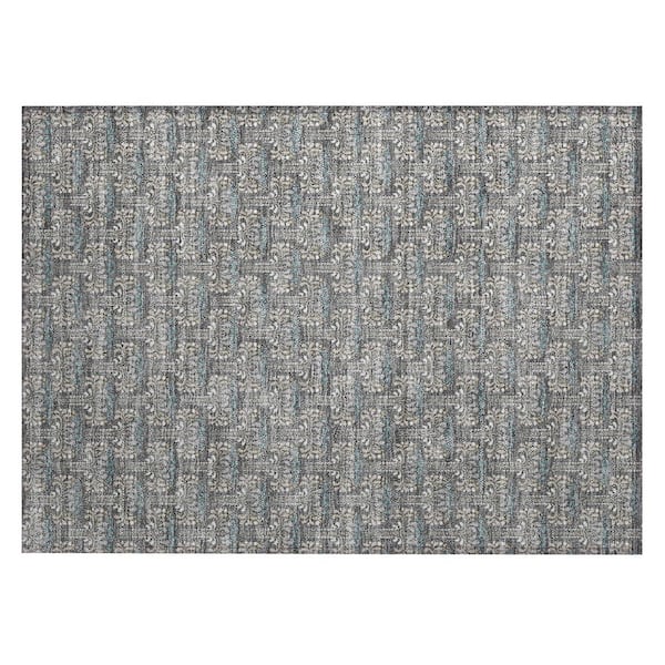 Chantille Machine Washable Indoor/Outdoor Abstract ACN3065 Gray 3 ft. x 4 ft. Area Rug