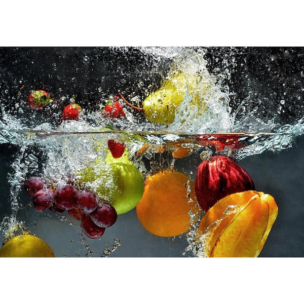 Ideal Decor Refreshing Fruit Wall Mural