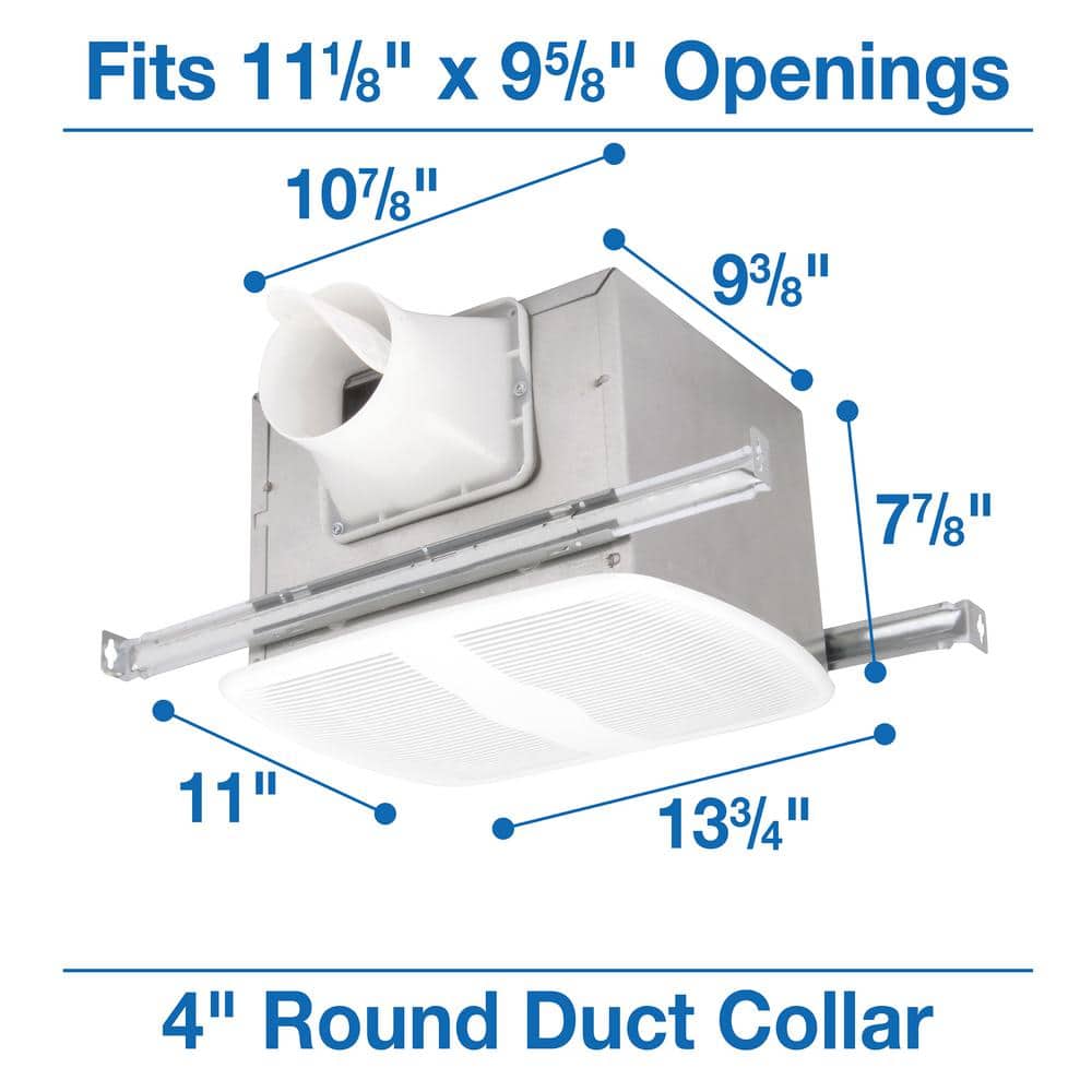 Energy Star White Ceiling Mounted Exhaust Fan