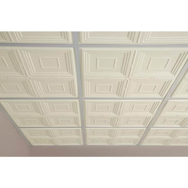 Jackson Sand 2 ft. x 2 ft. Lay-in or Glue-up Ceiling Panel (Case of 6)