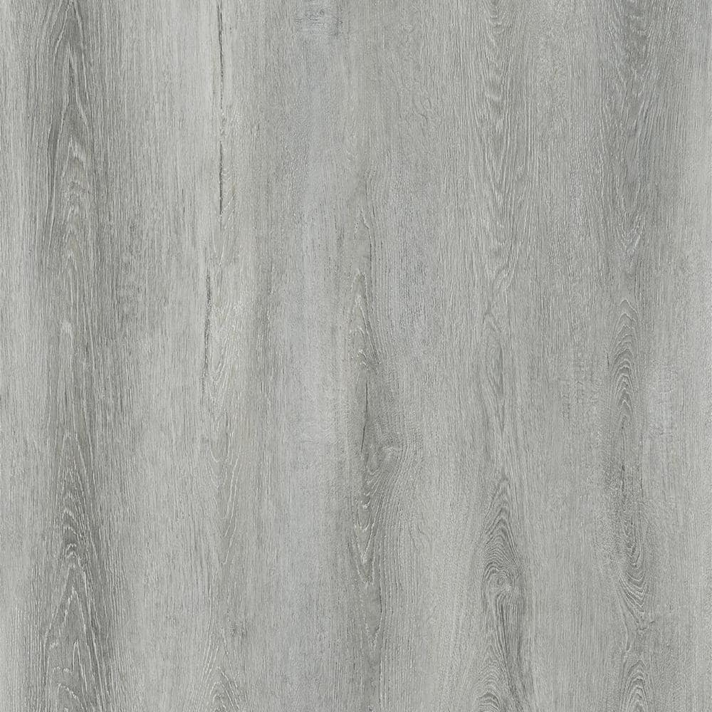 Gray 48" x 7.31" Matte Waterproof Vinyl Plank Flooring