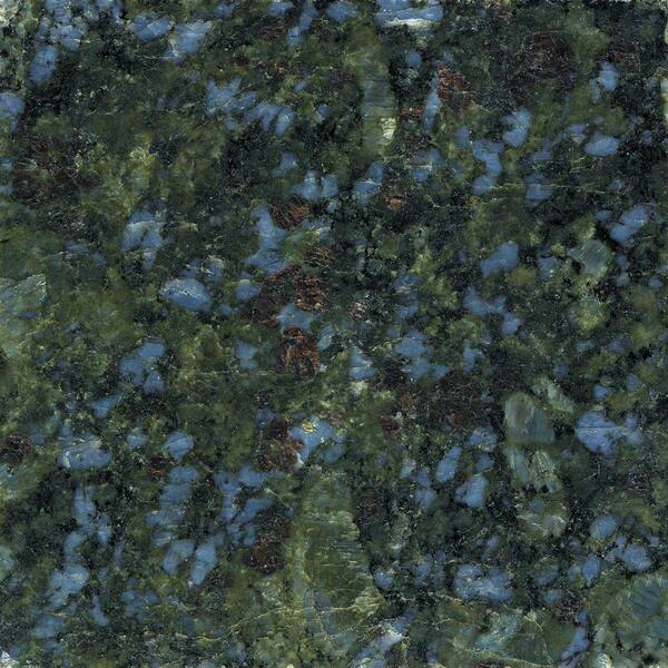 Solieque 4 in. x 4 in. Natural Granite Vanity Top Sample in Blue Butterfly
