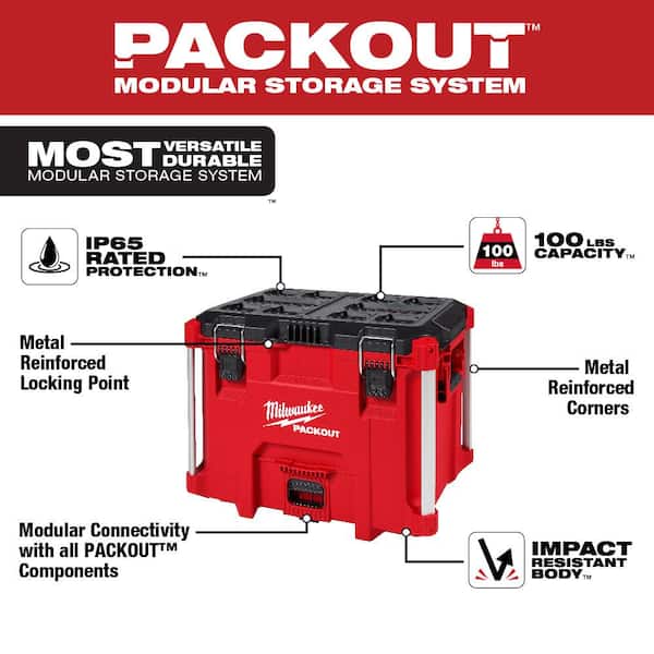 Milwaukee - PACKOUT 22 in. Modular XL Tool Box