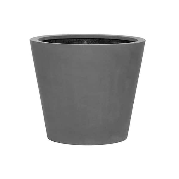 Vasesource Essex 19.75 in. x 23 in. x 23 in. Gray Fiberstone Planter