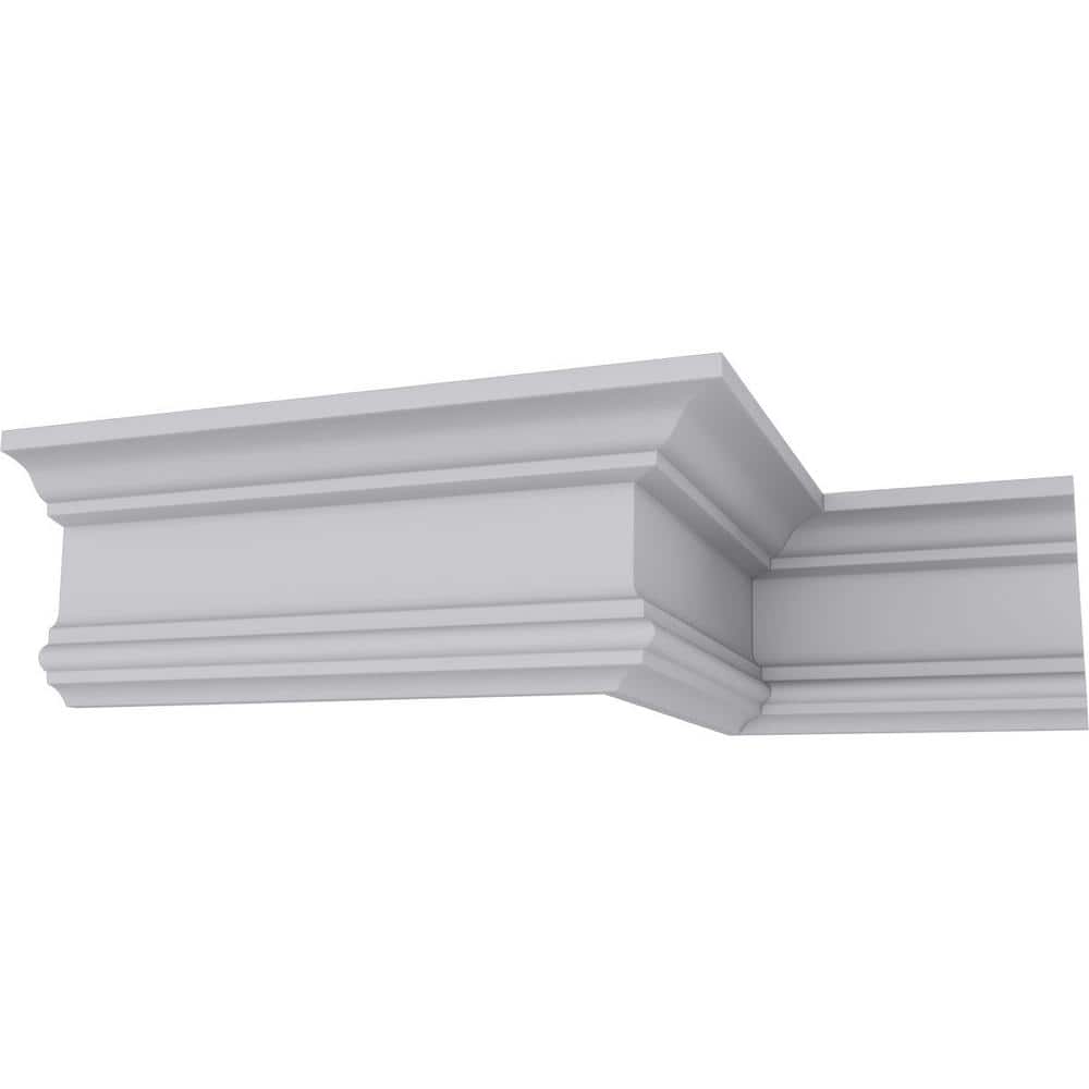 Holmdel Traditional Smooth White Polyurethane Crown Moulding