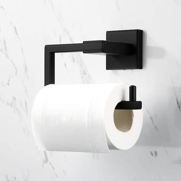 Acehoom AC-PH02-B Wall Mount Toilet Paper Holder Finish: Matt Black