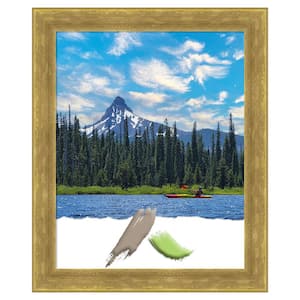 Angled Gold Wood Picture Frame Opening Size 16 x 20 in.