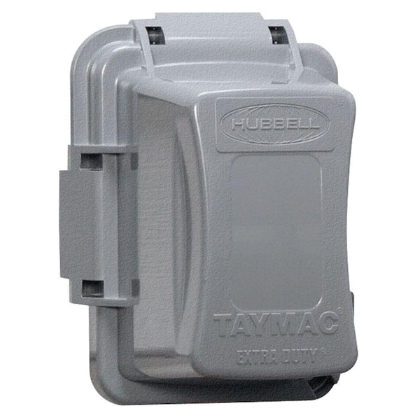 TAYMAC 1-Gang Horizontal or Vertical Weatherproof Jumbo Extra Duty While in Use Cover