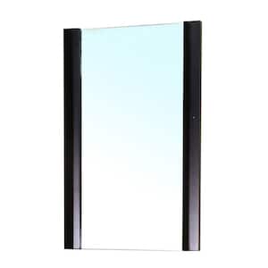 Bexhill 20 in. W x 32 in. H Framed Rectangular Bathroom Vanity Mirror in Black