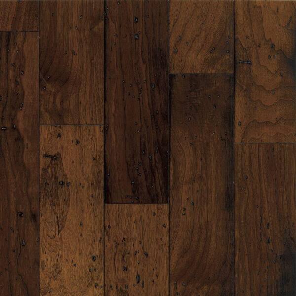 Bruce Take Home Sample - Cliffton Exotics Walnut Mesa Brown Engineered Hardwood Flooring - 5 in. x 7 in.