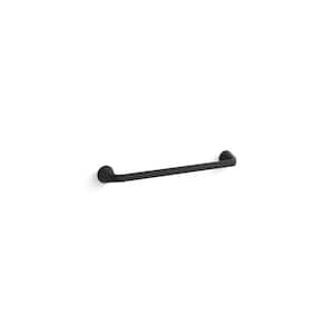 Cursiva 18 in. Towel Bar in Matte Black