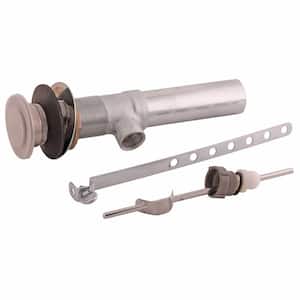 Complete Metal Drain Assembly, Brushed Nickel